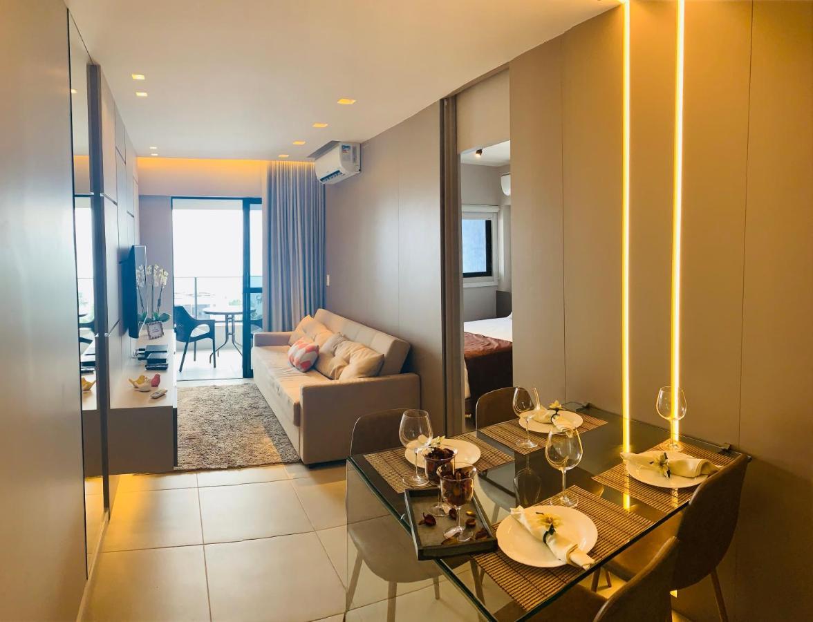 Luxo 1406 - Quarto E Sala Com Varanda Frente Mar Ponta Verde Масейо Екстер'єр фото